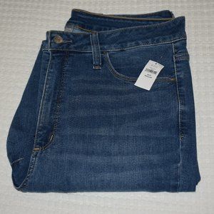 Gap High Rise Universal Jegging Sky High Jeans, Indigo, Size 34 (Women's 18)
